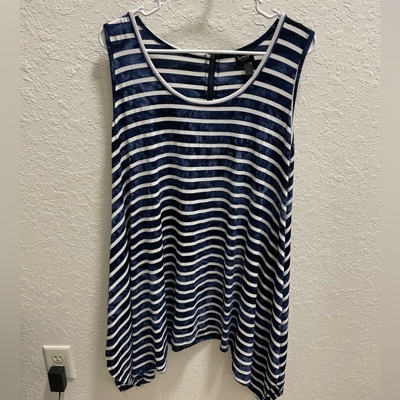 Blue Striped Tank La Vanya Woman. - Picture 1 of 3